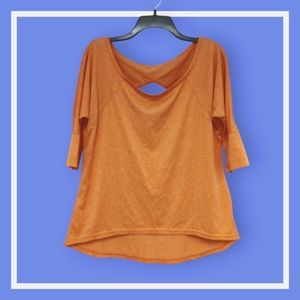 EUC Champion Peach/Coral Top Size M